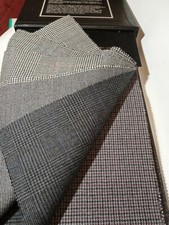 Campionario stoffa vintage lana vergine King Edward "Regent Street" patchwork