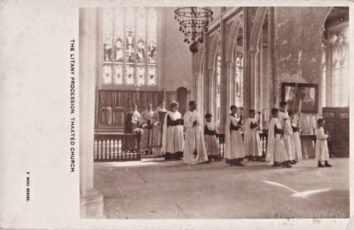 Gdv 1942 postcard the litany - gdv,