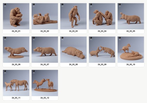Animali dell africa 12 - animali, 1:32,