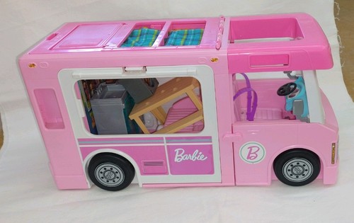 Barbie dreamcamper camper rosa - barbie,