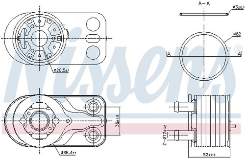 91422 nissens radiatore - 91422,