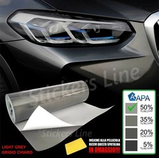 Pellicola oscuramento fari fanali APA TL/92.2-FP CHIARA 50% auto moto cm 50x100