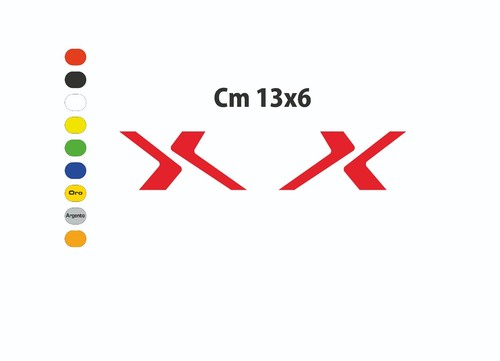 Fiat 500x logo adesivi - fiat,
