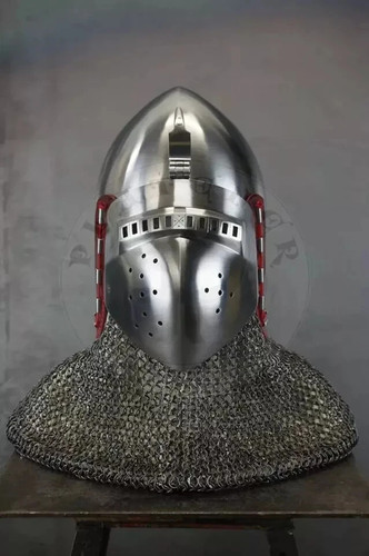 Elmetto bascinet bavarese - elmetto,