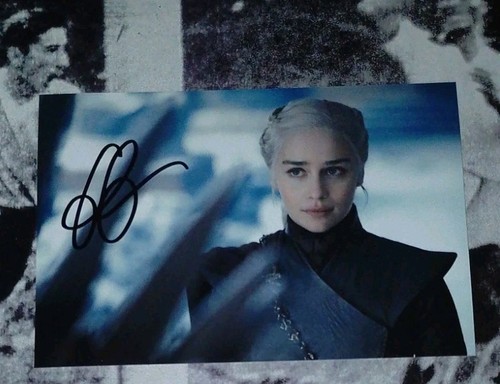 Autografo emilia clarke game - emilia,