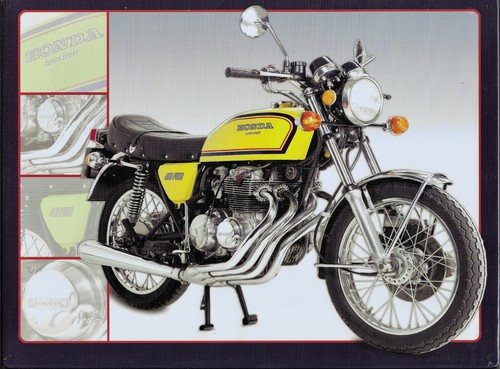 Plaque métal moto - plaque, vintage