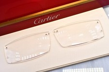 Occhiali da sole Cartier big c lenti taglio diamante legno corno trivex ct0092o trasparenti