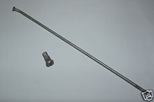 Raggio + Nipplo ruota  Moto Cross d. 4 mm x l  225 mm Zincato (stelo 3,5mm)