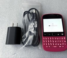 Smartphone BlackBerry 9720 rosa nuovo sbloccato senza scatola con cavo USB caricatore