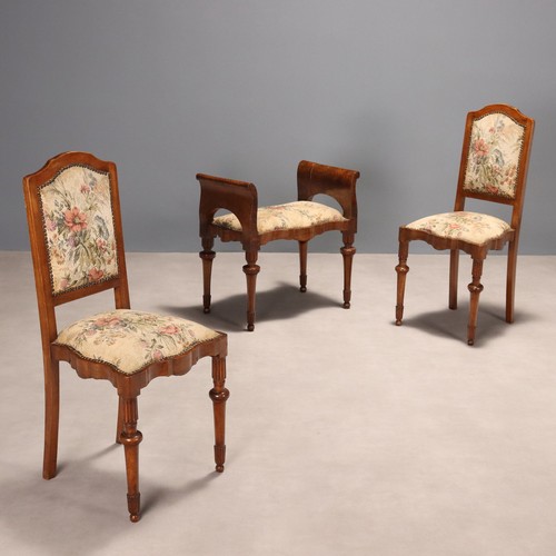 Coppia sedia panchetta art - sedia,
