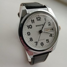 Orologio meccanico uomo sovietico vintage RAKETA "Rolex" Cal 2628 H. URSS.