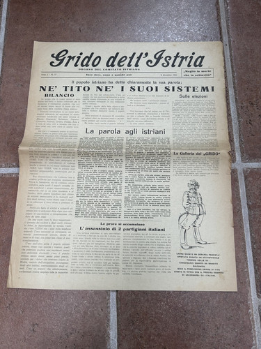 Grido dell istria nº - dell’istria,