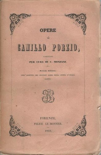 Opere camillo porzio - di,