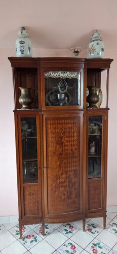 Antica credenza cristalliera - antica, credenza-cristalliera