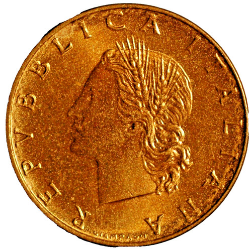 Italy lire 1976 97 - italy, km# 97