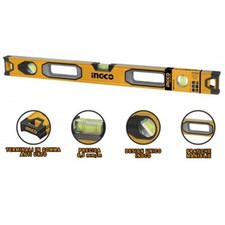 LIVELLA A BOLLA PROFESSIONALE INGCO 100 CM IN ALLUMINIO 3 BOLLE di precisione