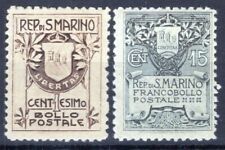 SAN MARINO 1910 STEMMI N.49-50