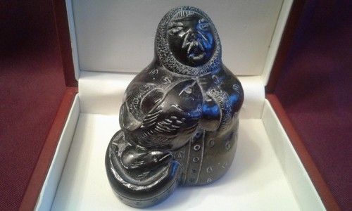 Vtg inuit eskimo carving - inuit,