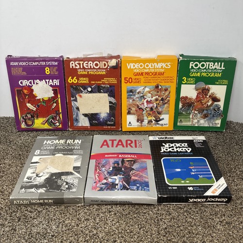 Atari 2600 game lot cib - atari,