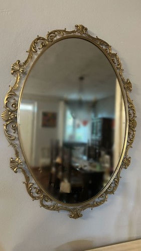 Specchio ovale vintage 70 - specchio, 50×70