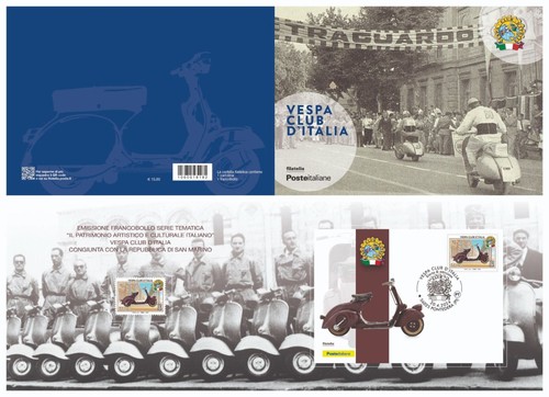 Folder filatelico 2026 vespa - filatelico,
