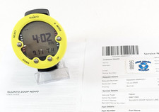 Suunto Zoop Novo computer subacqueo da polso giallo aria e nitrox revisionato #5688