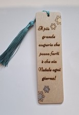 Natale Segnalibro Legno