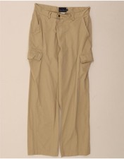 CONTE OF FLORENCE Pantalone Cargo Uomo Dritto IT 46 Small W32 L29 Beige BO01