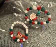 2pz Bracciali Natalizi Babbo