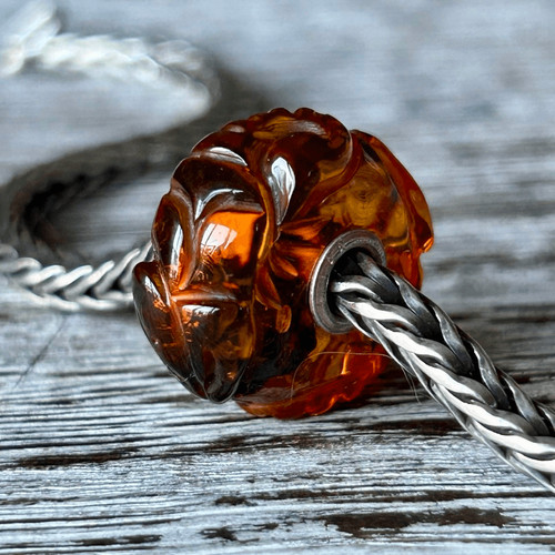 Trollbeads scorpione ambrato - trollbeads,