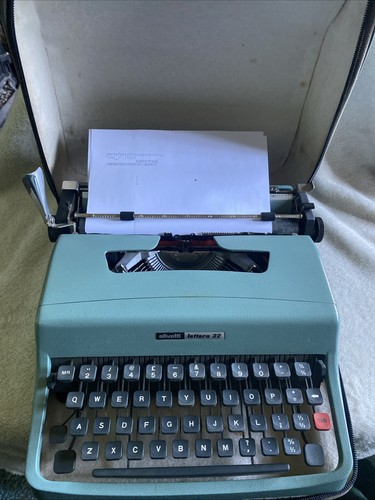 Olivetti lettera duck egg - 32,