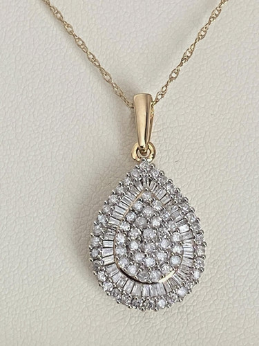 Collana oro diamanti - collana, 1