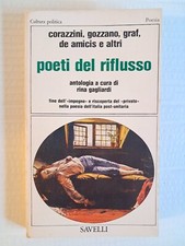 Libro "Poeti del Riflusso" Rina Gagliardi Savelli 1979 Vintage Poesia Antologia