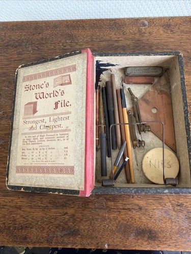 Antique drawing office set - antique,