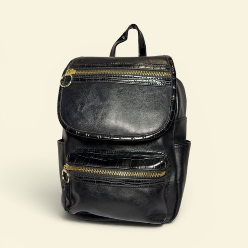 Mini zaino donna - nero, borsello