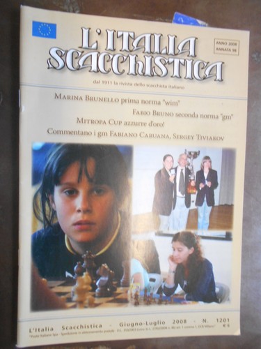 Italia scacchistica numero - italia,