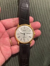 Orologio da polso ORIENT al quarzo oro bianco uomo analogico classico edizion...