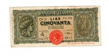 ITALIA ITALIA BIGLIETTO 50