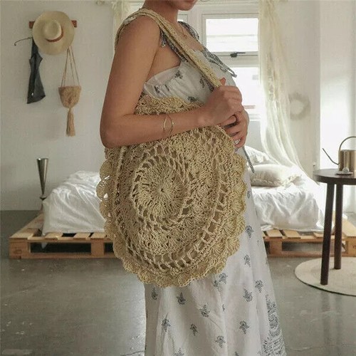 Borsa donna spiaggia midollino