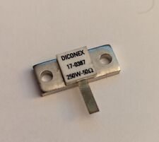 Dummy Load Stripline Resistor BeO 250W 50Ohm 17-0387 Diconex 3GHz