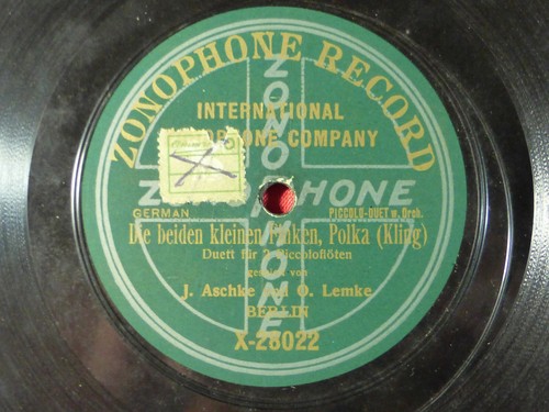 78rpm zonophone record die - 78rpm,
