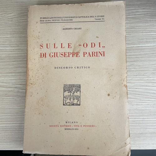 Sulle odi giuseppe - odi, di