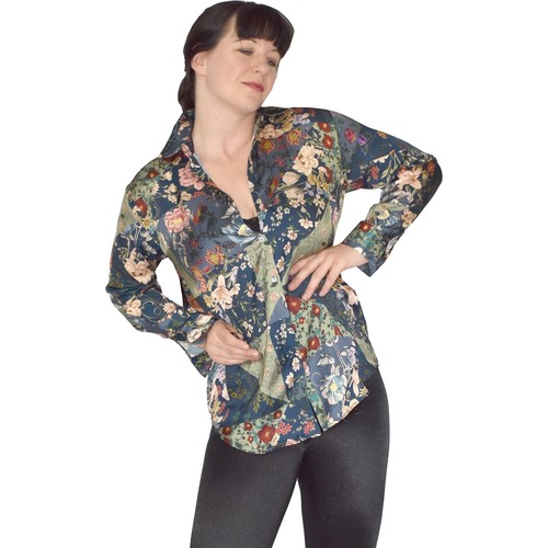 Zara camicia seta lucida - zara,