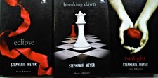  STEPHENIE MEYER - LOTTO 3 LIBRI: ECLIPSE, TWILIGHT, BREAKING DOWN -FAZI EDITORE