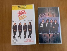 POOH 2 VHS LIVE: CONCERTO MILANO PIAZZA DEL DUOMO + 25 LA NOSTRA STORIA GUARDA