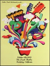 Jason Mraz Christina Perri 2012 Poster Greek Theatre Berkeley Steve Wilson