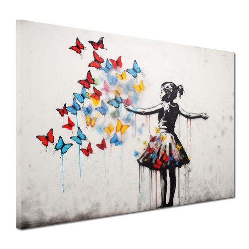 Quadro stampa tela - quadro, farfalle
