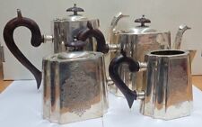 Servizio da te in Sheffield Inglese 4pz Stile epoca vittoriana The Queen's House