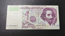 Varietà 50000 lire Celestina in discrete condizioni come foto  