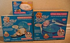 ZHU ZHU PETS CHUNK CON TAVOLA DA SURF SLEEPDOME SPIRALE SLIDE RAMPA 2008 *NUOVO*